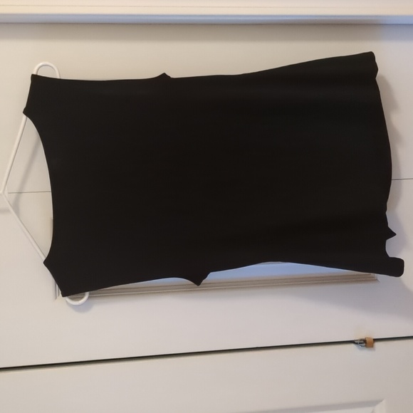 Calvin Klein Dressy tank top black with buckle - Picture 5 of 6